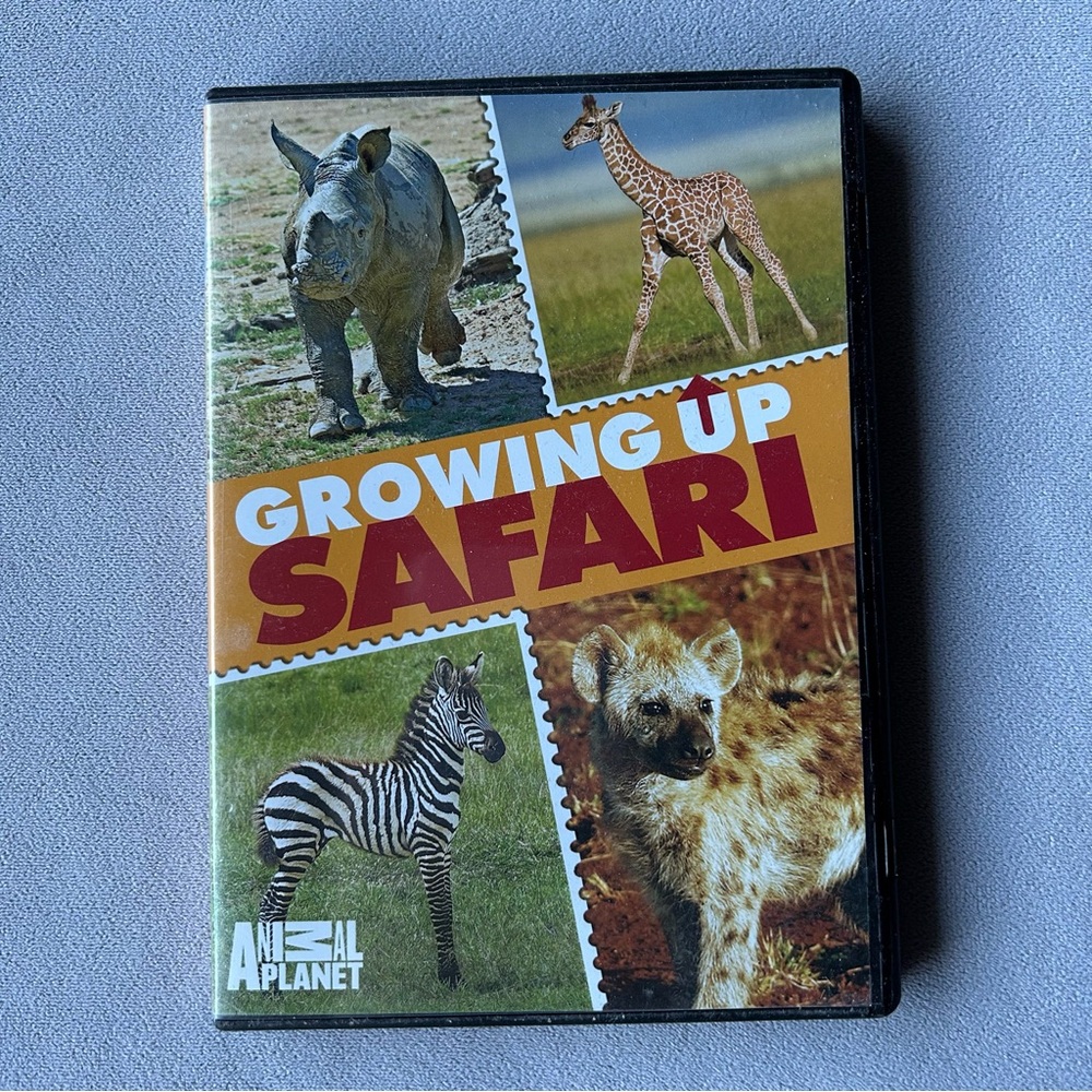 3 for $15 ~ Growing Up Safari ~ Animal Planet ~ DVD ~ 3 for $15